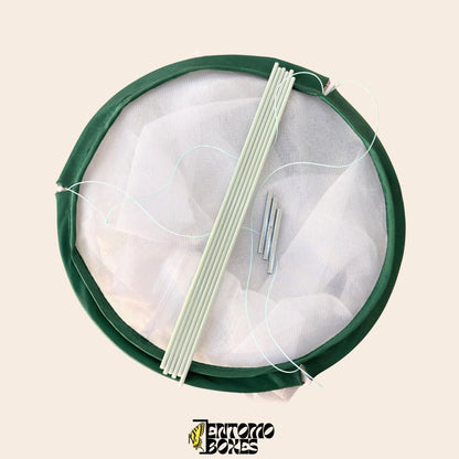 insect cylindrical breeding cage made out of mesh material (etsy image id: 8030489783)